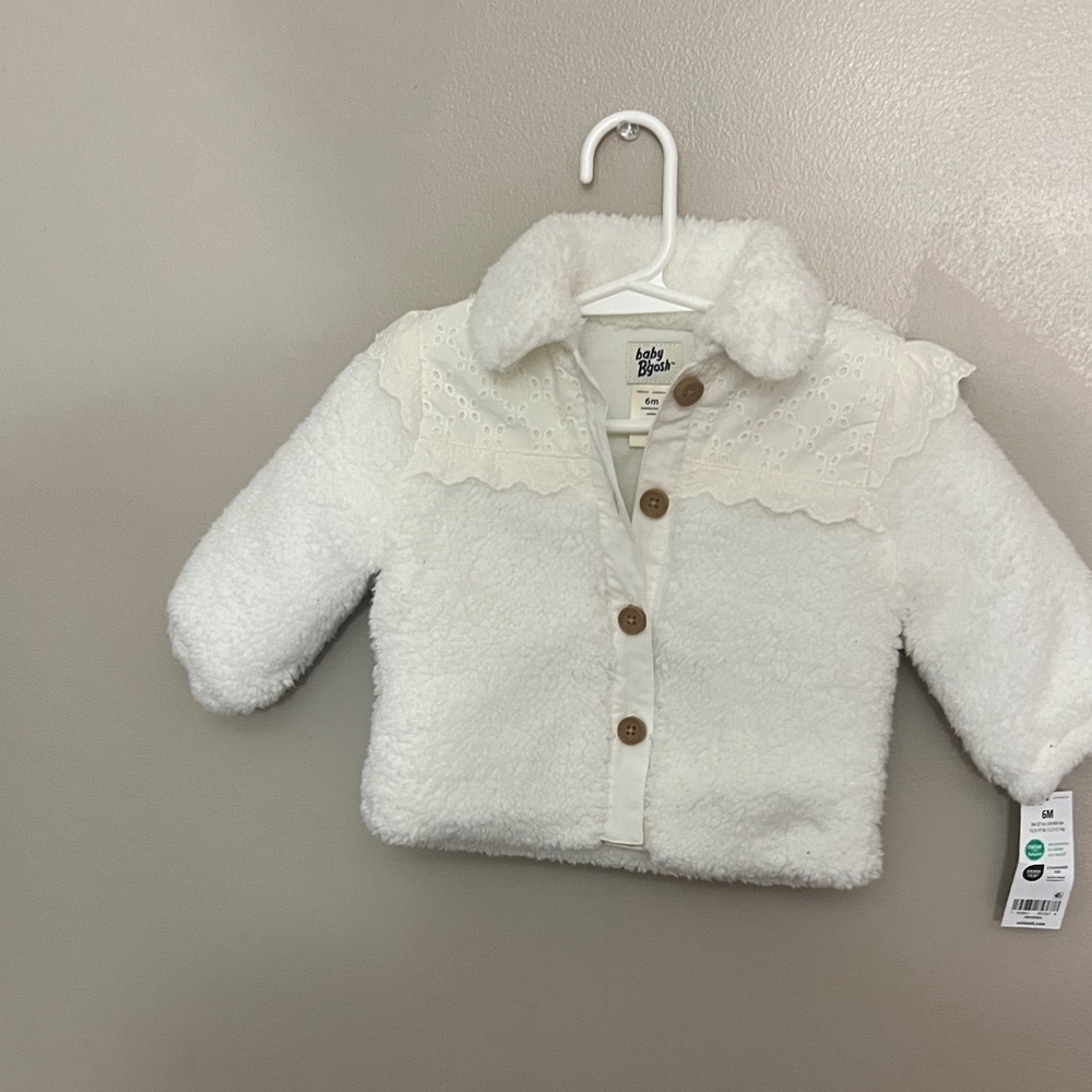 OshKosh B'gosh White Fleece Jacket
